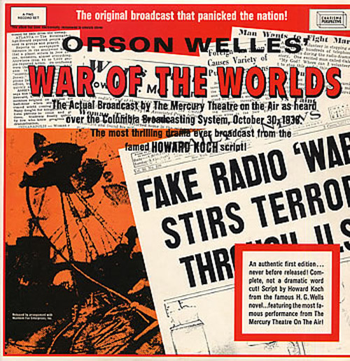 Orson Welles War Of The Worlds 2LP