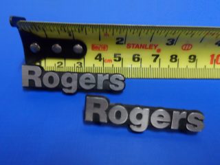 Rogers Speaker Badges pair original