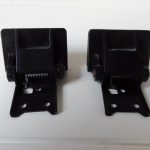 Pair Linn Axis turntable lid / dustcover hinges used