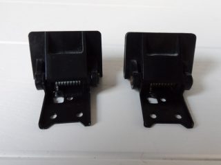 Pair Linn Axis turntable lid / dustcover hinges used