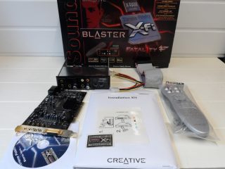 X-fi Fatal1ty Creative Sound Blaster PCI Soundcard with I/O Drive & Remote