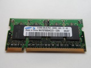 Samsung 512MB 2Rx16 PC2 - 4200S Laptop Memory