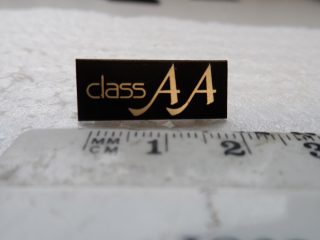 TECHNICS Separates metal Class AA Badge Logo
