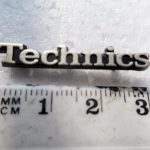 TECHNICS Separates Plastic Badge Logo - Spares