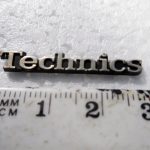 TECHNICS Separates Plastic Badge Logo - Spares Repairs