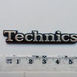 TECHNICS Speakers Plastic Badge Logo - Spares Repairs