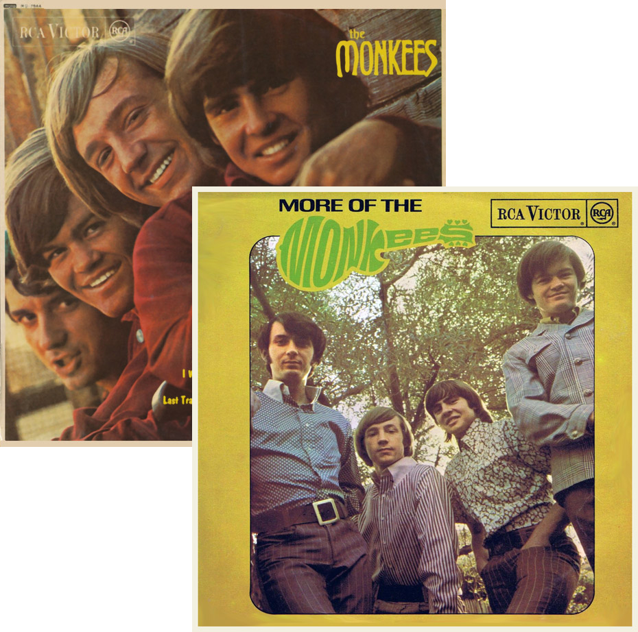 THE MONKEES The Monkees and More of the Monkees job lot