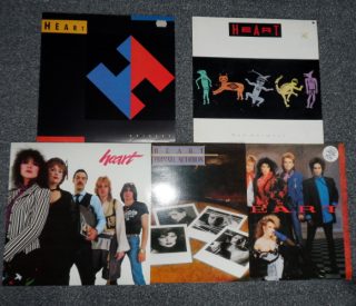 HEART - job lot/collection 5 albums