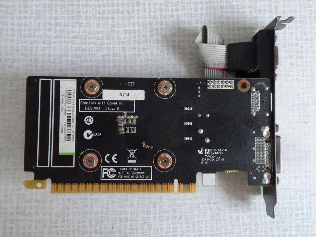1GB NVIDIA GeForce 210 (ZOTAC International) graphics card - Image 3