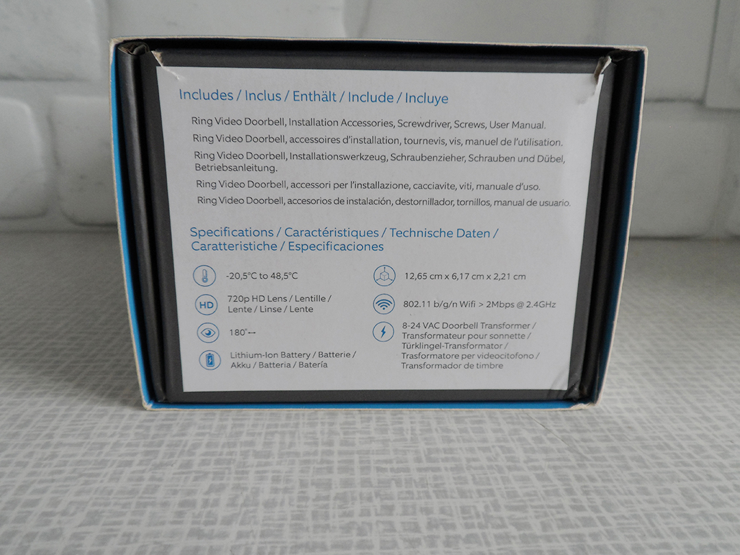 ring Video Doorbell 8VR1P5-0EN0 1st Gen 720p HD Excellent Condition - Image 9
