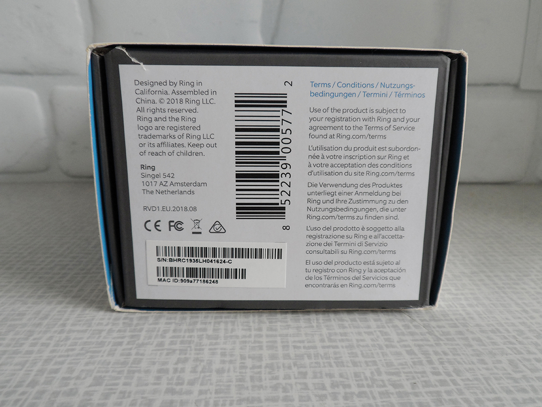 ring Video Doorbell 8VR1P5-0EN0 1st Gen 720p HD Excellent Condition - Image 10