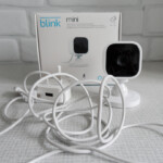 Blink mini indoor camera plug in white 1080p HD