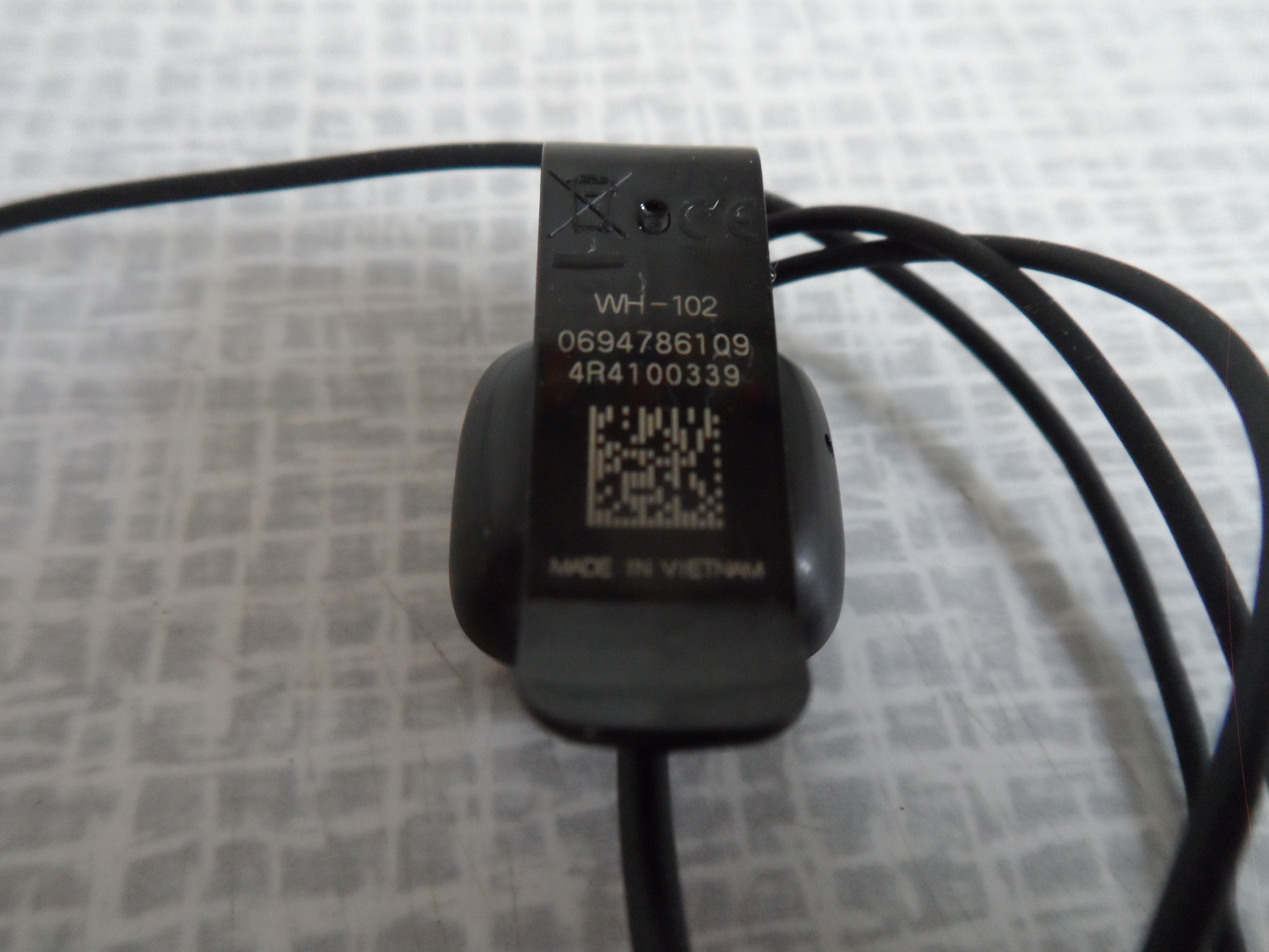 Nokia Earphones Black WH-102 HS-125 opened but never used - Image 3