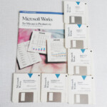 Vintage Computing - Microsoft Works Version 2 and 5 floppy program discs