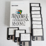 Vintage Computing - Microsoft Windows 3.11 + MSDOS 6.2 - 11x Floppy Disks - Untested + Users Guide