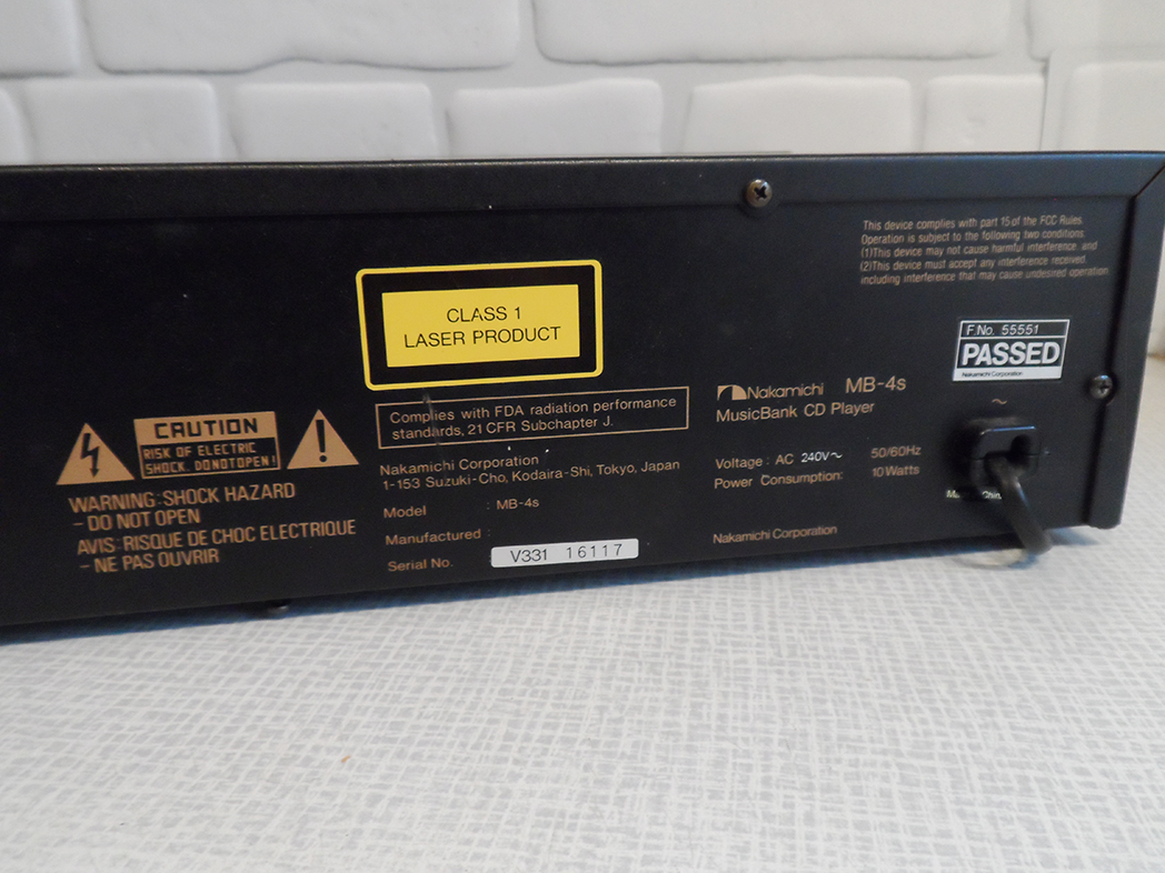 Nakamichi MB-4s 7 disc MusicBank system - working - Image 4