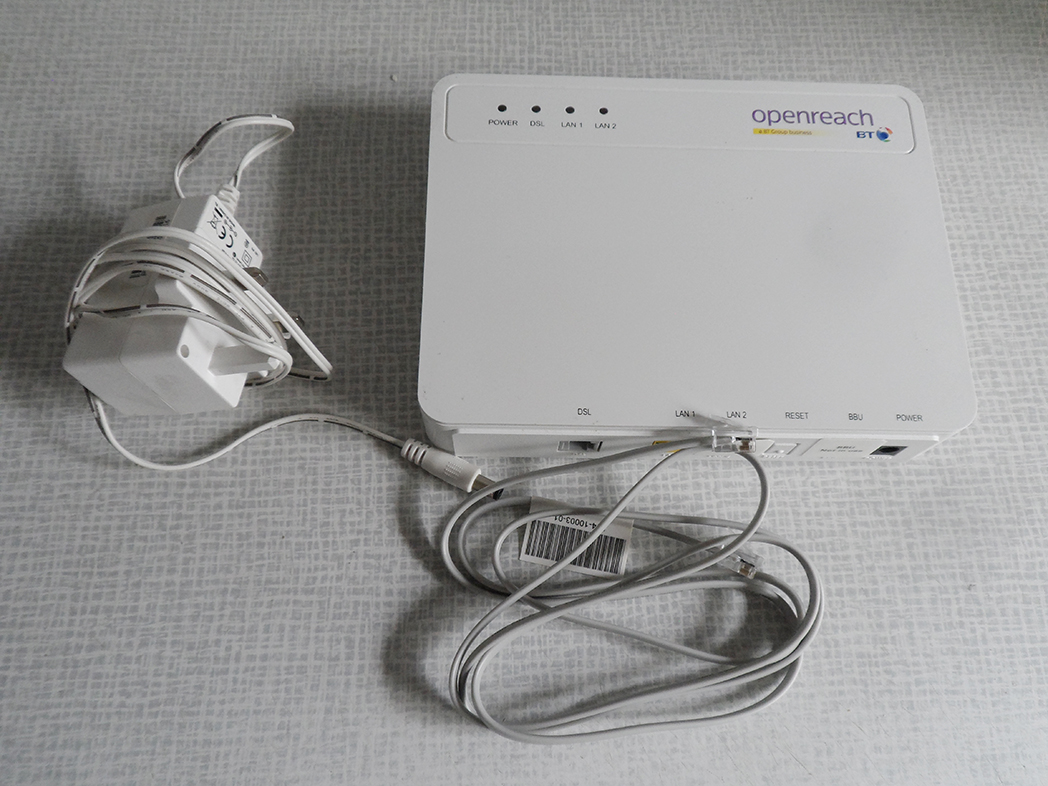BT Openreach ECI Telecom Modem 061513 + PSU B-FOCuS V-2FUb/r Rev B - Image 7