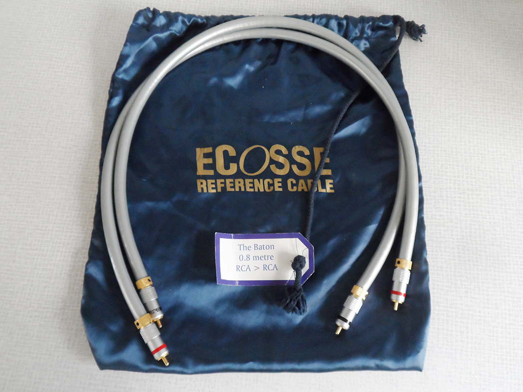 Ecosse The Baton "Premier Plus" Audio Interconnect Cables (Pair) - 0.8m - Bench Tested