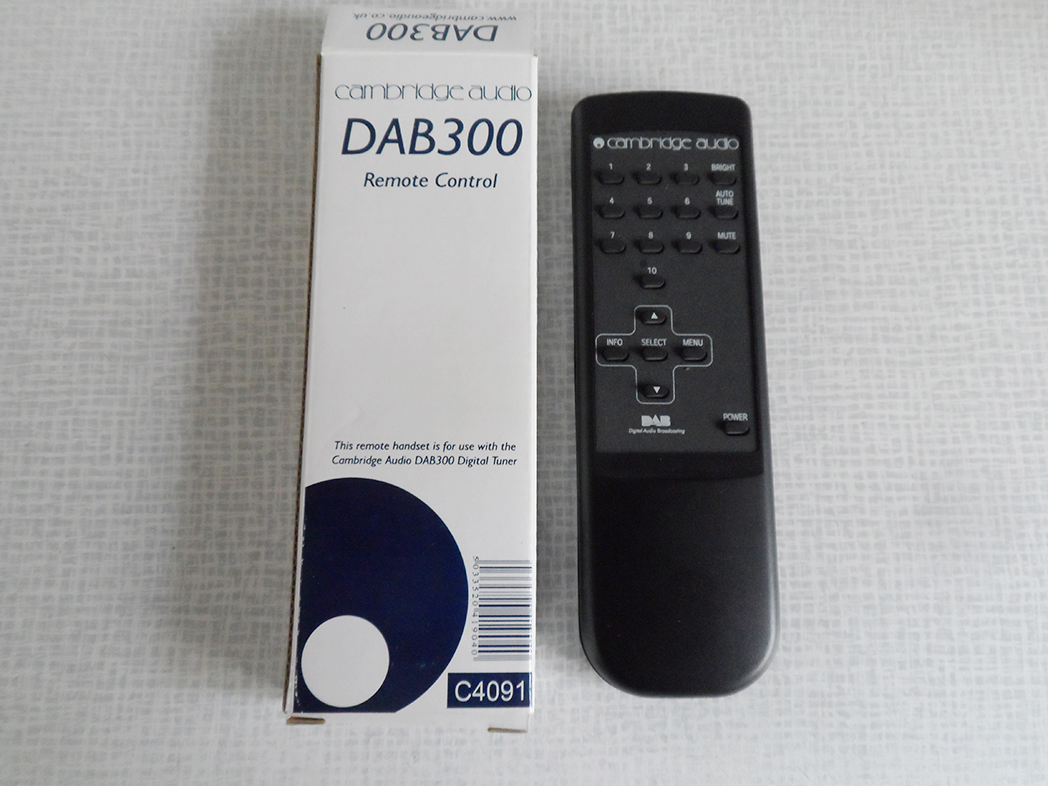 Cambridge Audio DAB300 Tuner Remote Control Fully Working