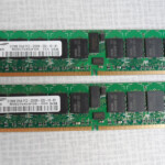 2 x 512mb (1GB) Samsung 2Rx8 DDR2-3200R-333-10-B1 M393T6453FG0-CCC