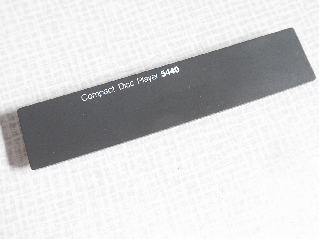Genuine NAD front 'slide on' tray cover for the laser tray mechanism | for cd player 5440