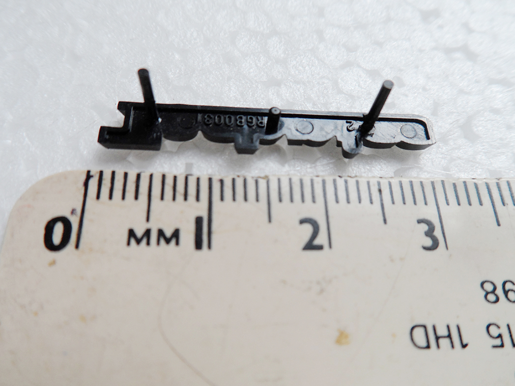 Genuine original Technics separates plastic badge logo 2 pins intact | p/n RGB003 - Image 2