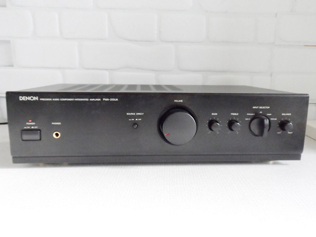 Denon PMA 255UK stereo amplifier note no phono stage fitted to this model